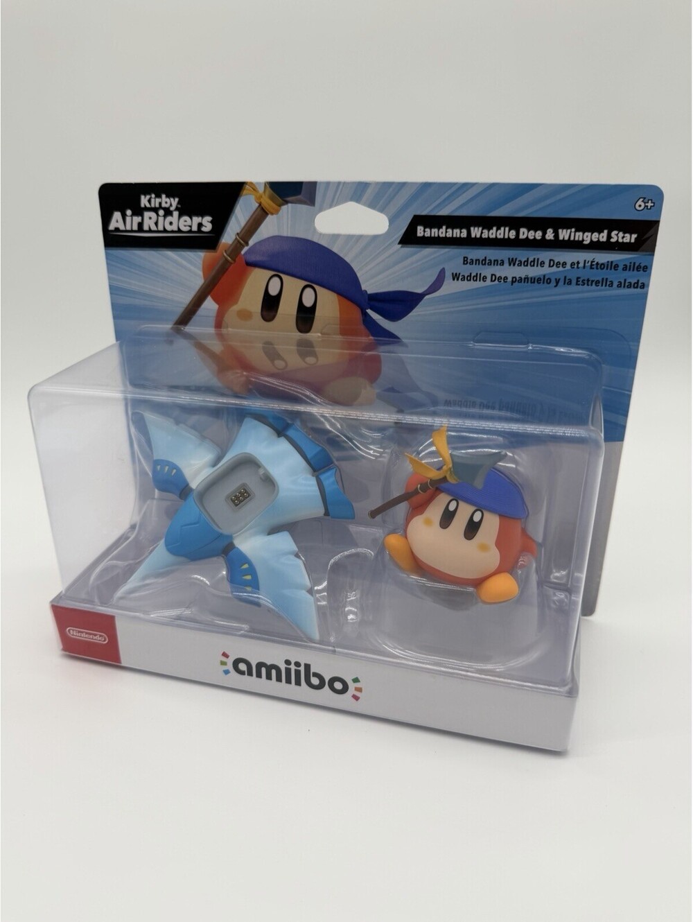 amiibo | Bandana Waddle Dee & Winged Star | Kirby Air Riders - New Sealed